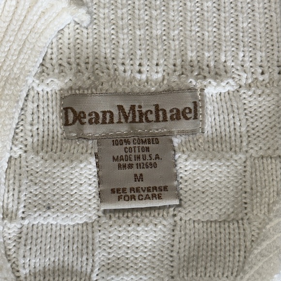 Vintage Retro Dean Michael cotton cardigan - Picture 6 of 6